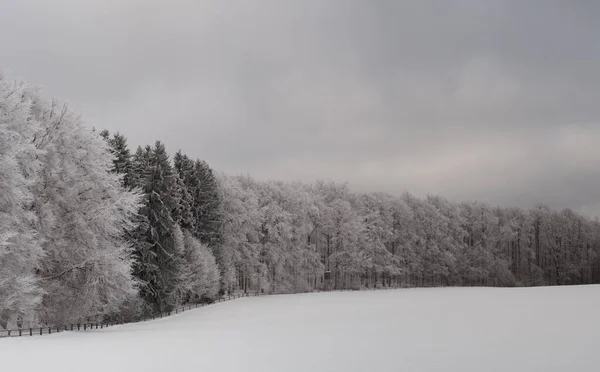 Soğuk Soğuk Mevsimde Swabian Albleri Nin Manzarasıdır 039 Burada Çok — Stok fotoğraf