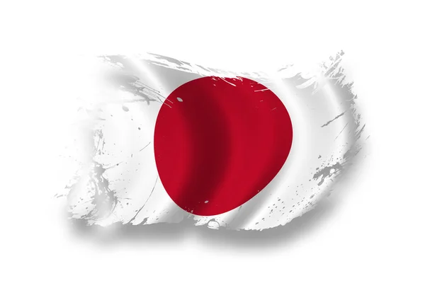 Vlag Van Japan Land Vlag — Stockfoto