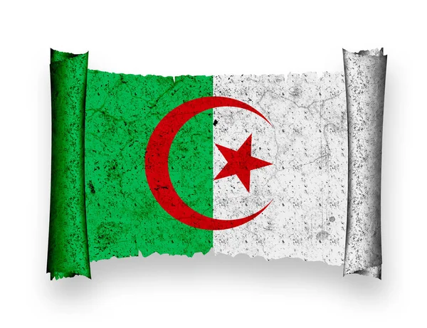 Bandera Argelia Bandera Del País —  Fotos de Stock