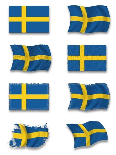 Flag Sweden Country Flag — Stock Photo, Image