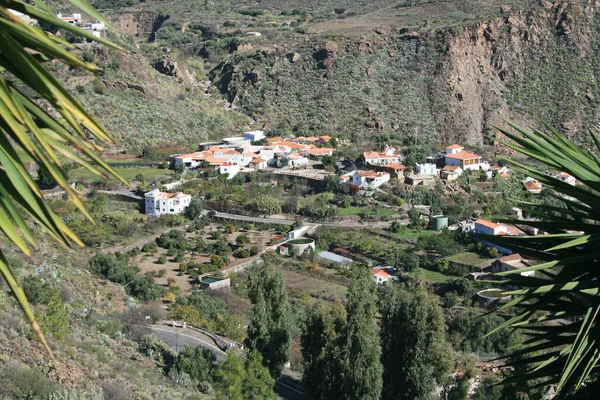 Gran Canaria Hegyi Faluja — Stock Fotó