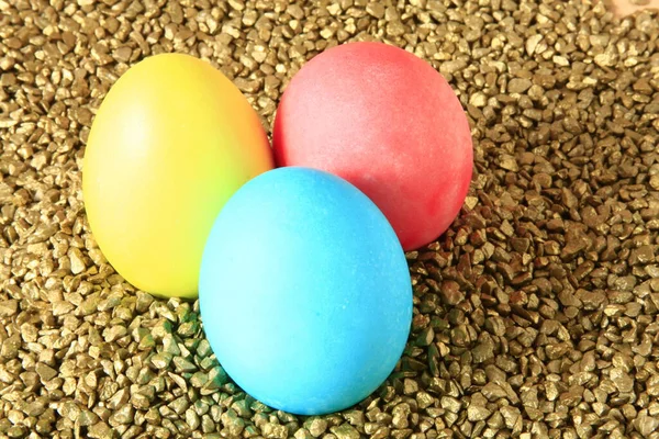 Αυγά Του Πάσχα Χρώμα Παστέλ — Φωτογραφία Αρχείου