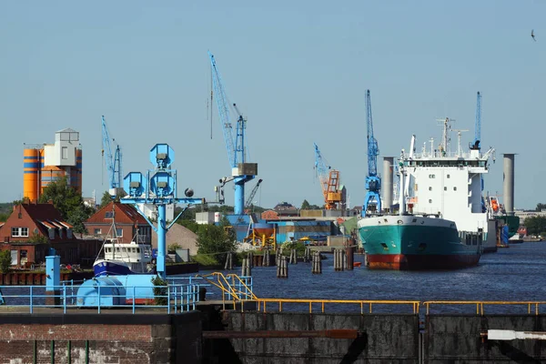 Vacker Utsikt Över Vackra Hamnlandskap — Stockfoto