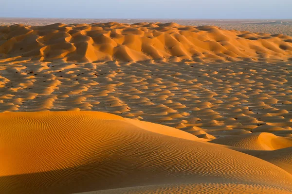 Barrio Vacío Duna Arena Aire Libre Oman Viejo Desierto Frotar — Foto de Stock