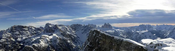 Θέα Των Βουνών Στις Άλπεις — Φωτογραφία Αρχείου
