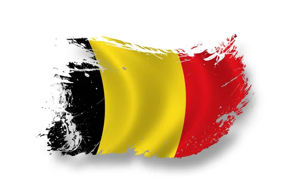 Flagge Belgiens Landesflagge — Stockfoto