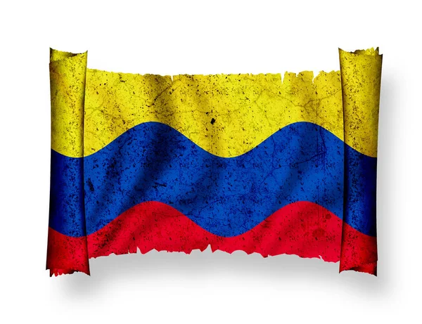 Bandera Colombia Bandera Del País — Foto de Stock