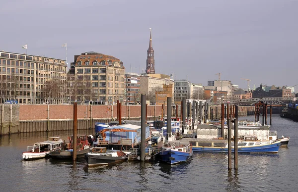 Hamnstad Hamburg Tyskland — Stockfoto