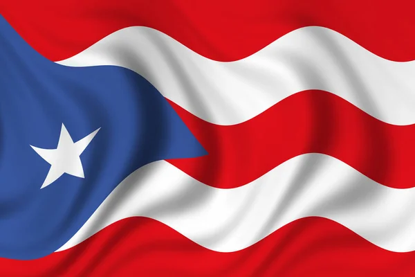 Bandeira Puerto Rico Bandeira País — Fotografia de Stock