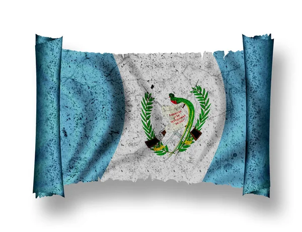 Flagge Guatemalas Flagge Des Landes — Stockfoto