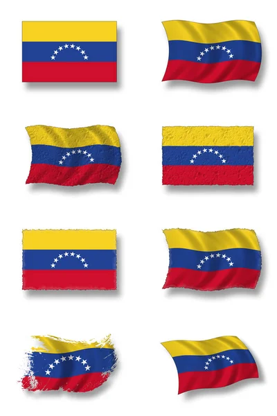 Vlag Van Venezuela Vlag Van Het Land — Stockfoto