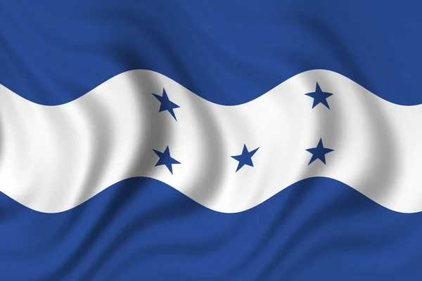 洪都拉斯国旗 国家国旗 — 图库照片