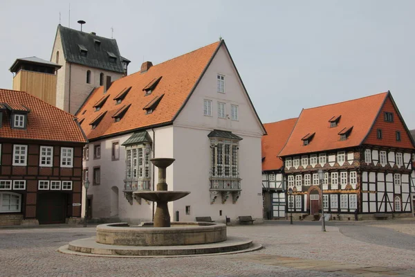 Centrum Města Bad Gandersheim — Stock fotografie