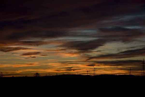 Sonnenuntergang Himmel — Stockfoto