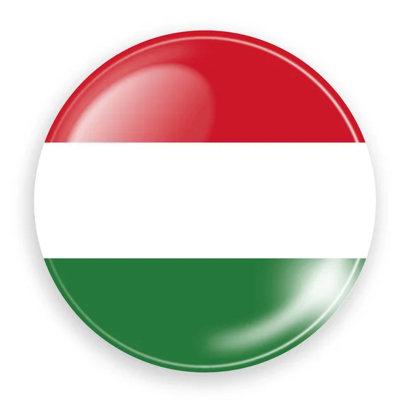 Vector Ilustración Botón Con Bandera Nigeria — Foto de Stock