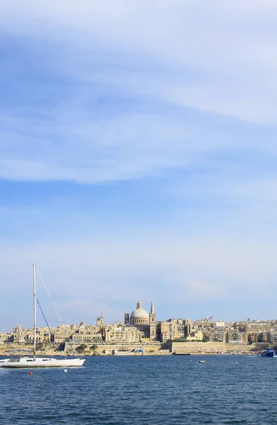 Widok Vallettę — Zdjęcie stockowe