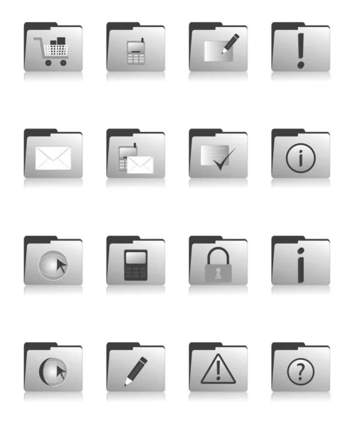 Grafische Web Iconen Menu Iconen — Stockfoto