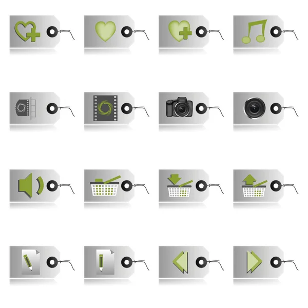 Icônes Graphiques Web Icônes Menu — Photo