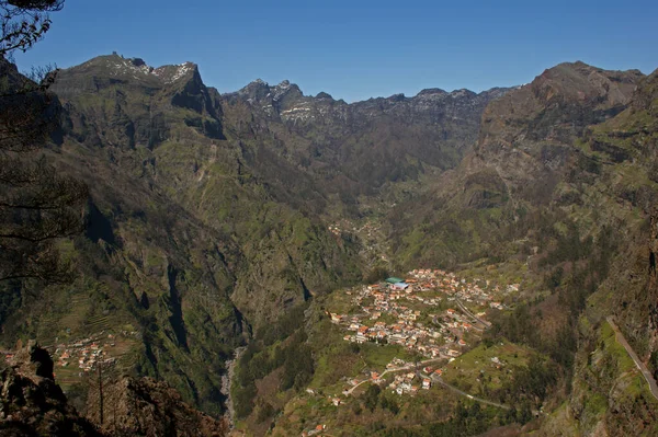 Curral Das Freiras Bergpanorama — Stockfoto