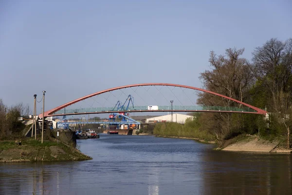 Scenisk Över Bro Struktur Arkitektur — Stockfoto