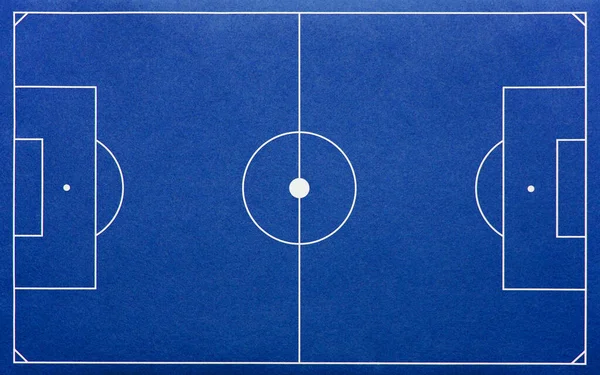 Calcio Pitch Blu Calcio Pitch Blu — Foto Stock