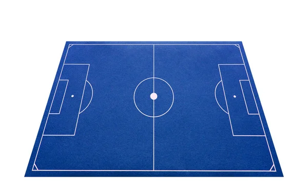 Futebol Pitch Azul Futebol Pitch Isento — Fotografia de Stock
