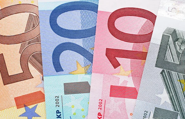Eurobankbiljetten Euro Contant Geld — Stockfoto