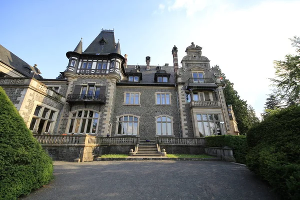 Vue Panoramique Sur Architecture Majestueuse Château Médiéval — Photo