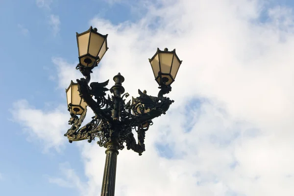 Lámpara Calle Histórica Kiel —  Fotos de Stock