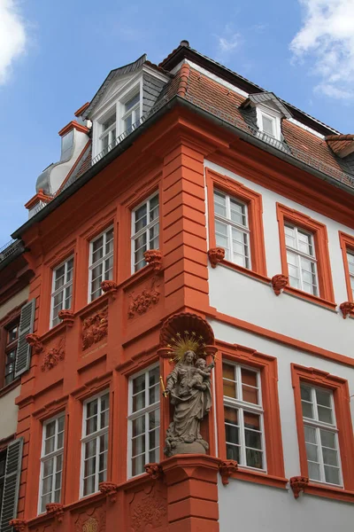 Casa Canto Histórico Heidelberg — Fotografia de Stock