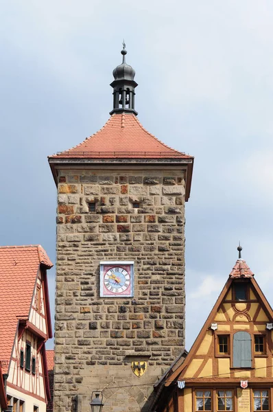 Rothenburg Der Tauber Stadtturm — 图库照片