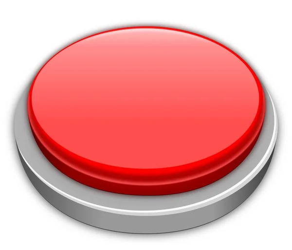 Красная Кнопка — стоковое фото