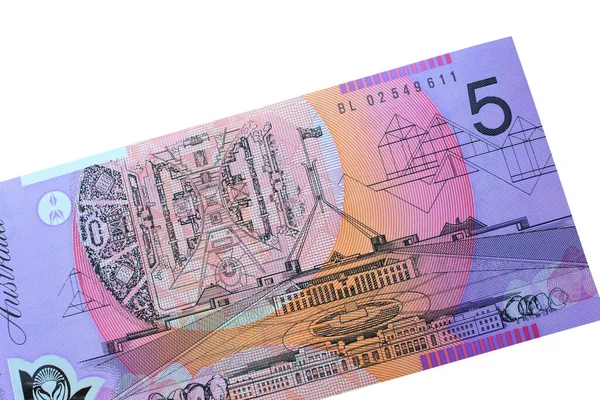 Dollar Banknote Geld Australischer Dollar — Stockfoto