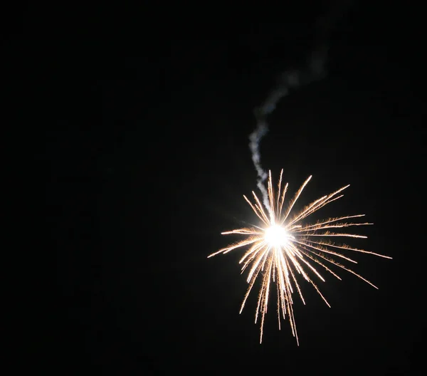 Feuerwerk Himmel Pyrotechnik Explosion — Stockfoto