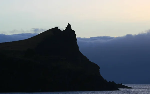 Sonnenuntergang Auf Dem Berg — Stockfoto