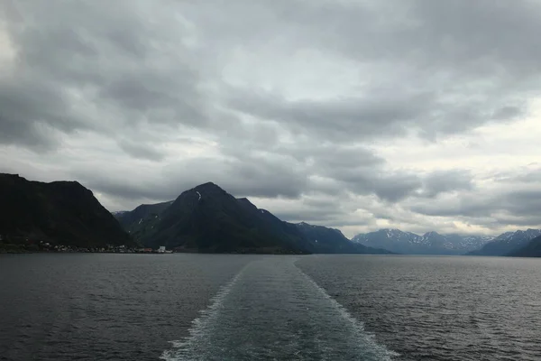 Noruega Sobre Naturaleza Paisaje Fondo —  Fotos de Stock