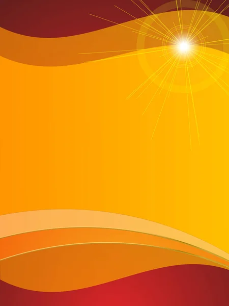 Red Orange Sun Background Stationery Graphic — Stock Photo, Image