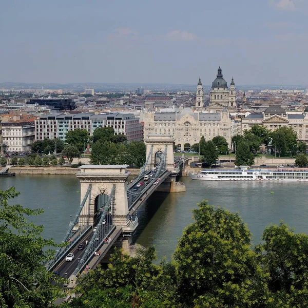 Widok Miasto Budapest Węgrzech — Zdjęcie stockowe