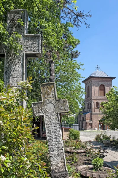 Коптические Кресты Церковь Бухаресте Румыния — стоковое фото
