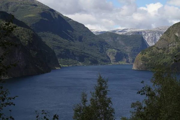 Norwegen Auf Naturlandschaft Hintergrund — Stockfoto