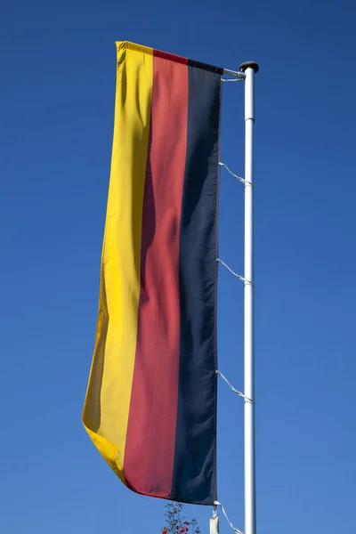 Německá Vlajka Národní Barvy Vlastenecká Země — Stock fotografie