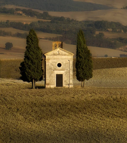 Paisagem Tuscany Crete Senesi Toscana — Fotografia de Stock