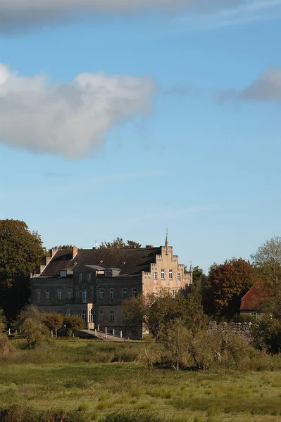 Vue Panoramique Sur Architecture Majestueuse Château Médiéval — Photo