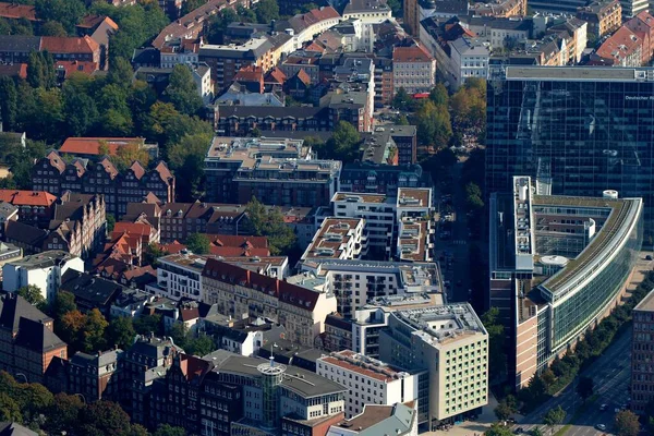 Luftaufnahme Von Hamburg — Stockfoto