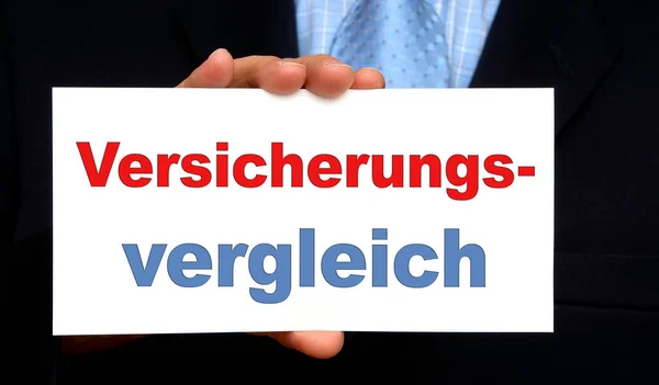 Geschäftsmann Mit Einer Tafel Mit Text Erfolg — Stockfoto