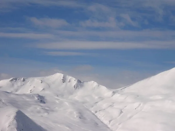 Góry Pokryte Śniegiem Atlas — Zdjęcie stockowe