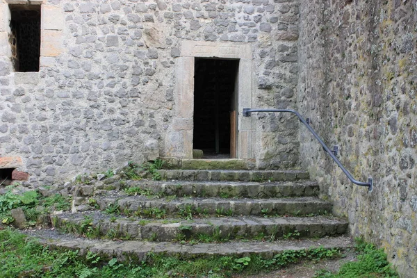 Escada Uma Ruína Castelo — Fotografia de Stock