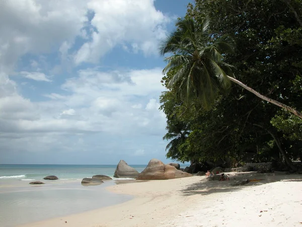 Plage Solitaire Aux Seychelles — Photo