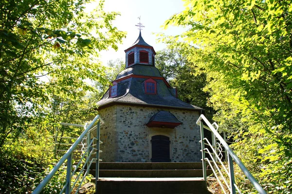 Hřbitovní Kaple Hahnenbach Obci Kirn Der Nahe — Stock fotografie