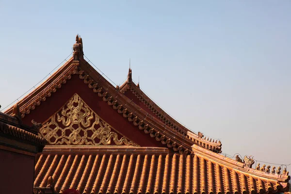 Museum Pavilions Forbidden City Beijing — 스톡 사진